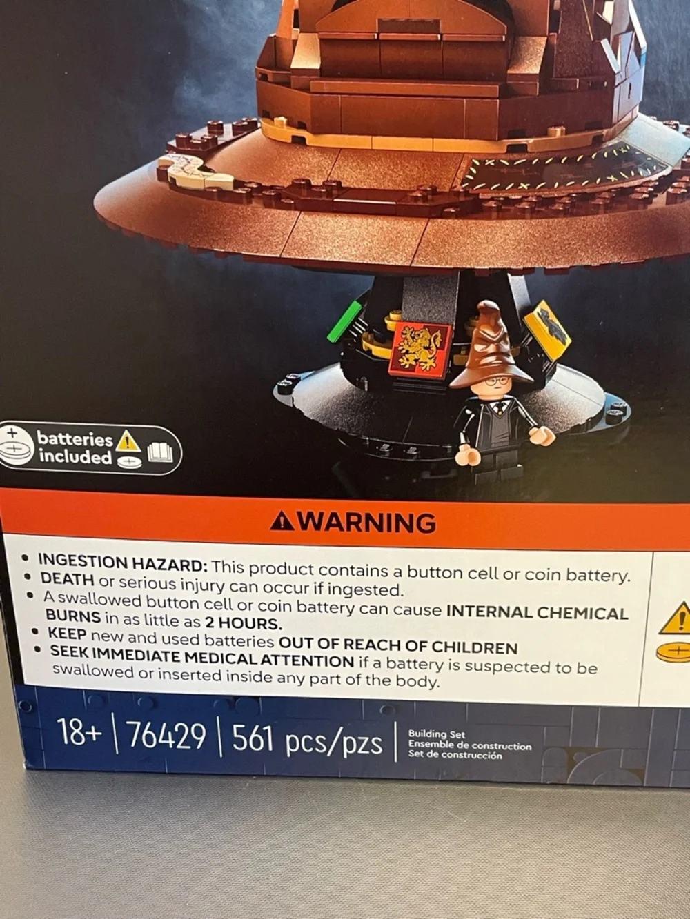 LEGO Harry Potter Talking Sorting Hat Set Hogwarts Hat 76429 561Pcs 18+ NIP - Picture 3 of 11